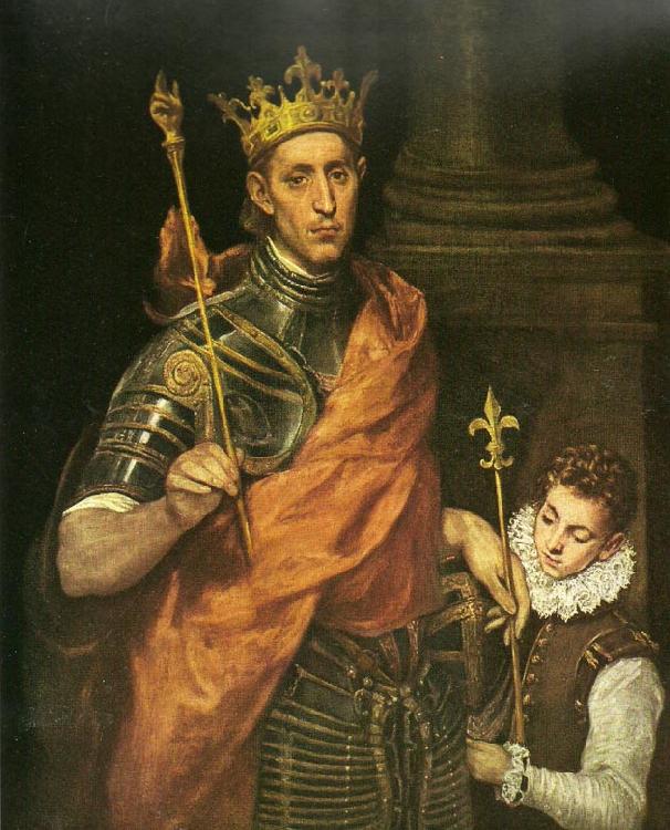El Greco st. louis, king of france oil painting image
